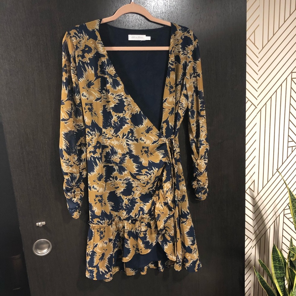 All in Favor Wrap Dress